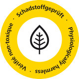 label op schadelijke stoffen getest label op schadelijke stoffen getest