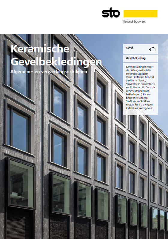 Brochure keramische gevelbekledingen