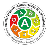 milieu-etiket CH A gekleurd