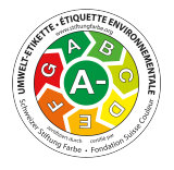 milieu-etiket CH A- gekleurd